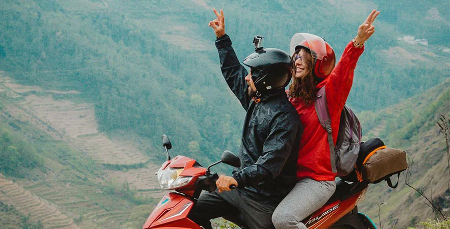 motorbike rental guide in Ha Giang